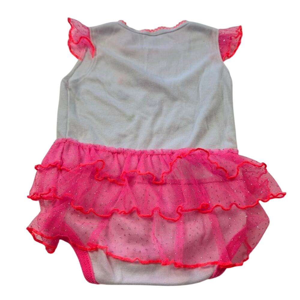 Baby Girls Pink Tutu Love Onesie Bodysuit 6-9 Months - Picture 2 of 10